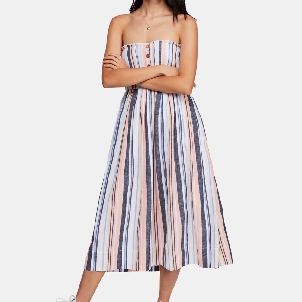 Free People Strapless Lilah Dress M